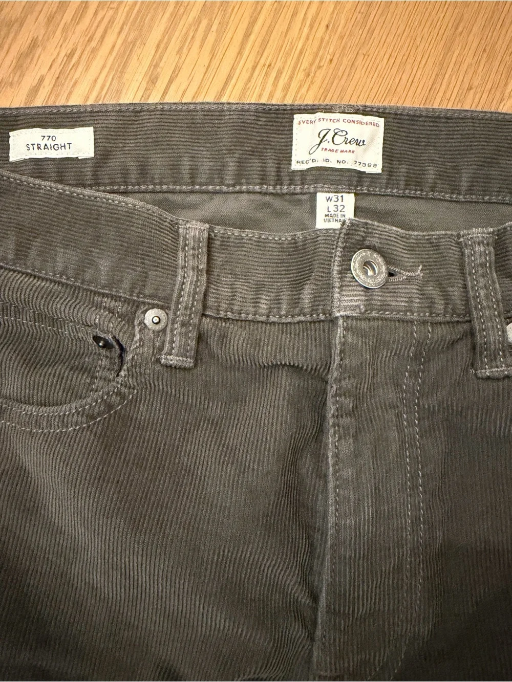 J. Crew button crew